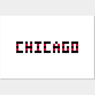 Pixel Hockey City Chicago 2017 Posters and Art